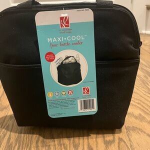 New MaxiCool Black Baby Bottle Cooler